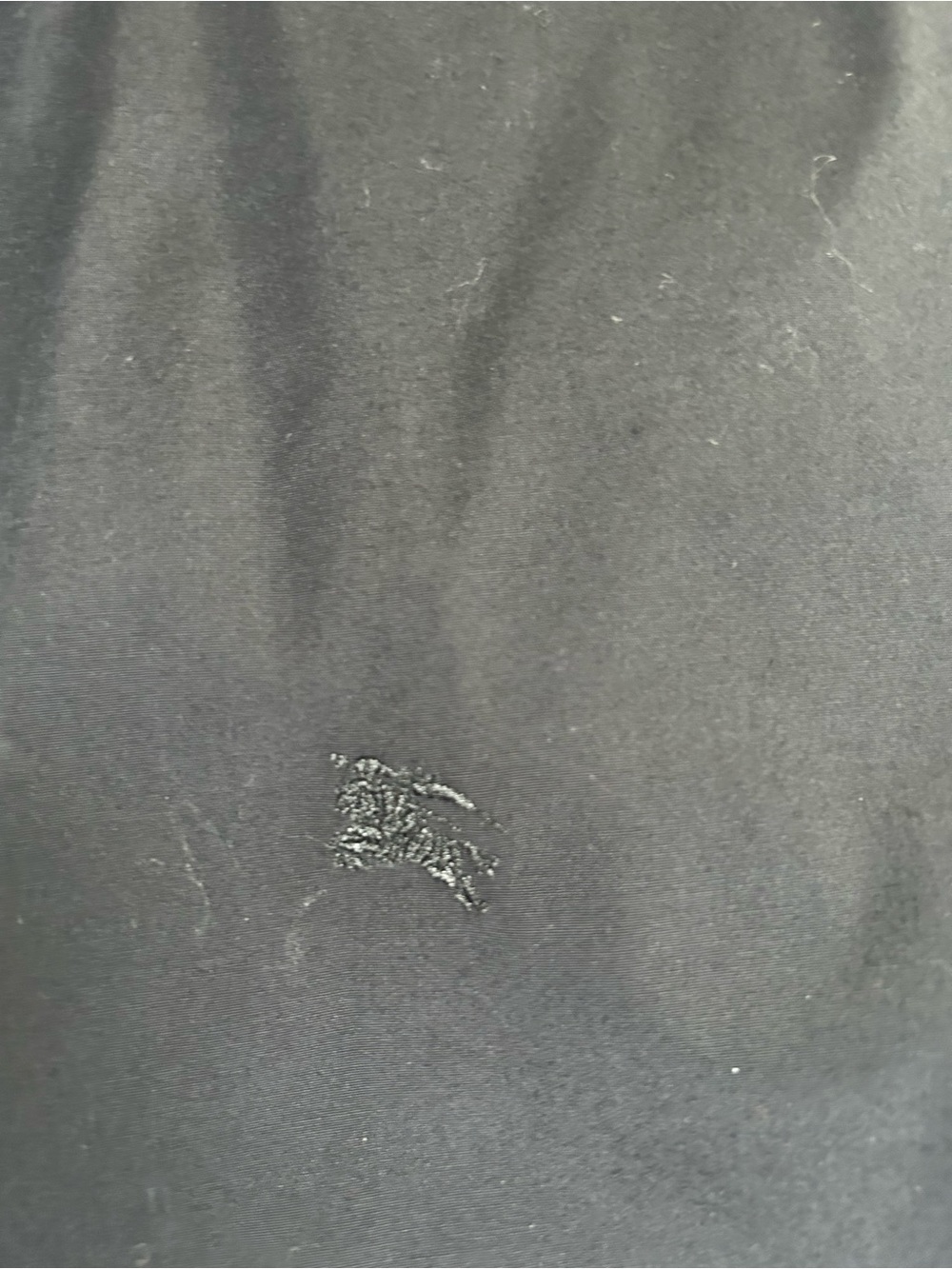 Burberry Black Button-Down Shirt with Signature Check Accents - Picture 3 of 14